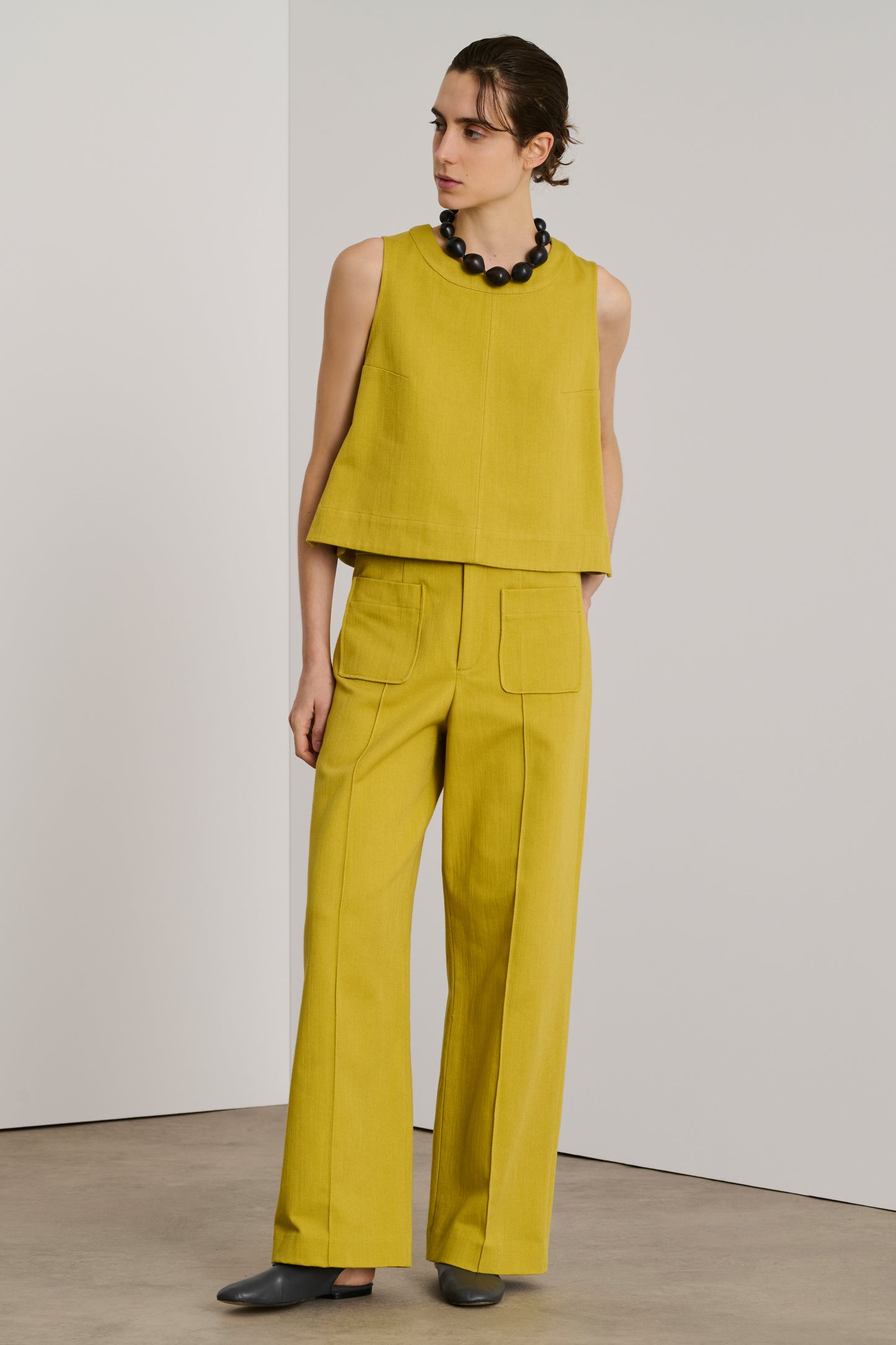 Top Pampa - Jaune Doré - Coton - Femme